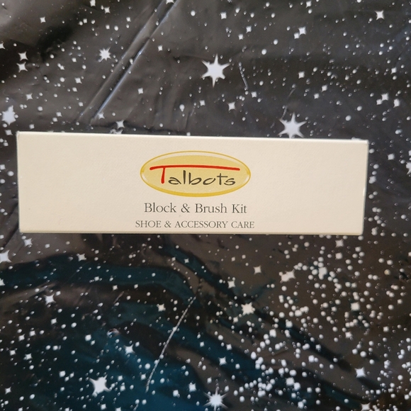 Talbots Block & Brush Kit ~ Shoe & Accessory Care ~ NOS - NIB ~ Y2K (?) ~ Unisex - Picture 3 of 9